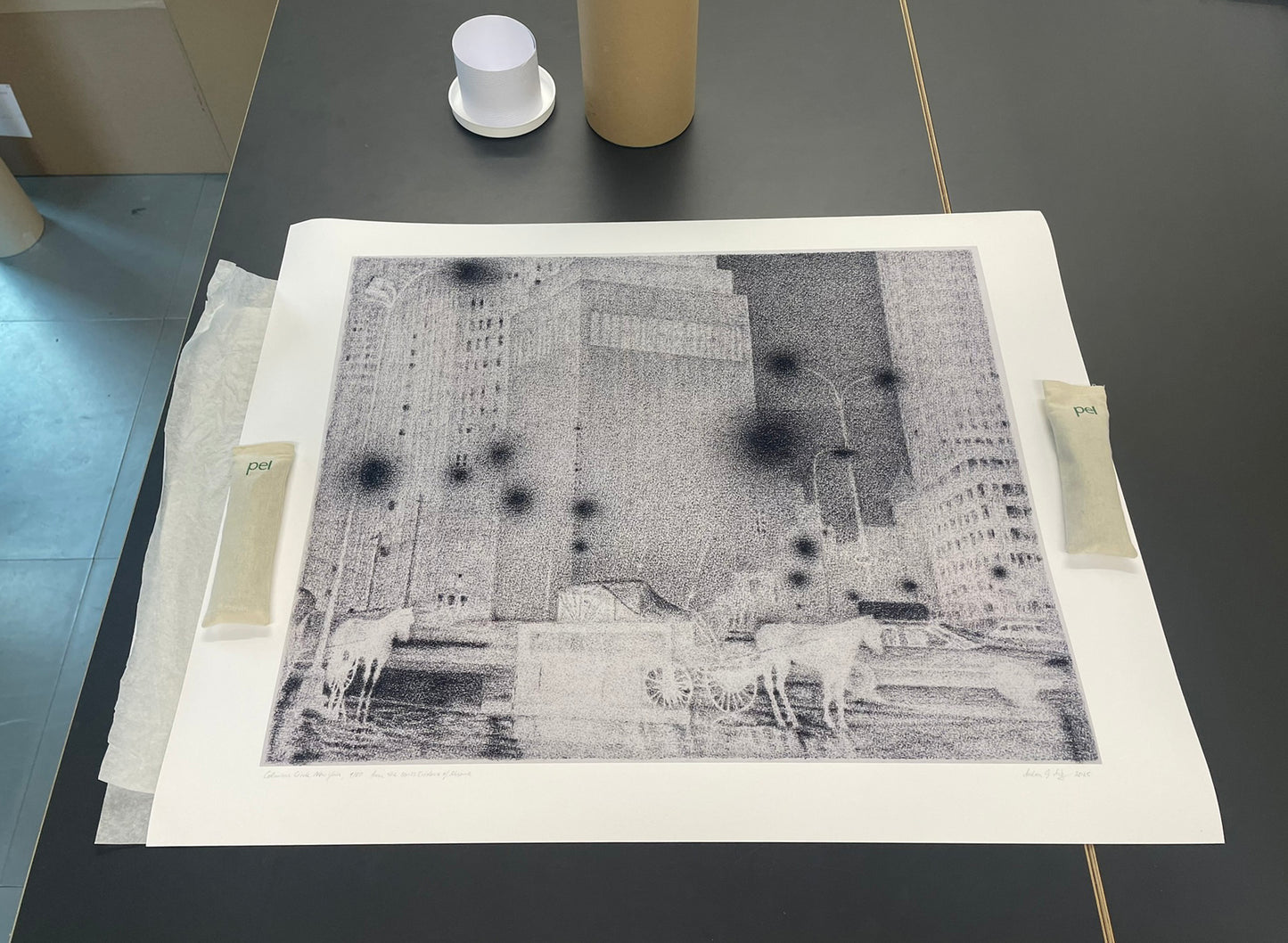 Columbus Circle New York, Fine Art Print