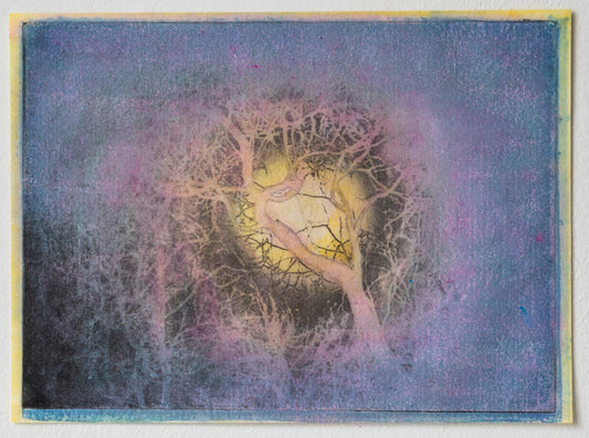 Full Moon Nights, original Etching