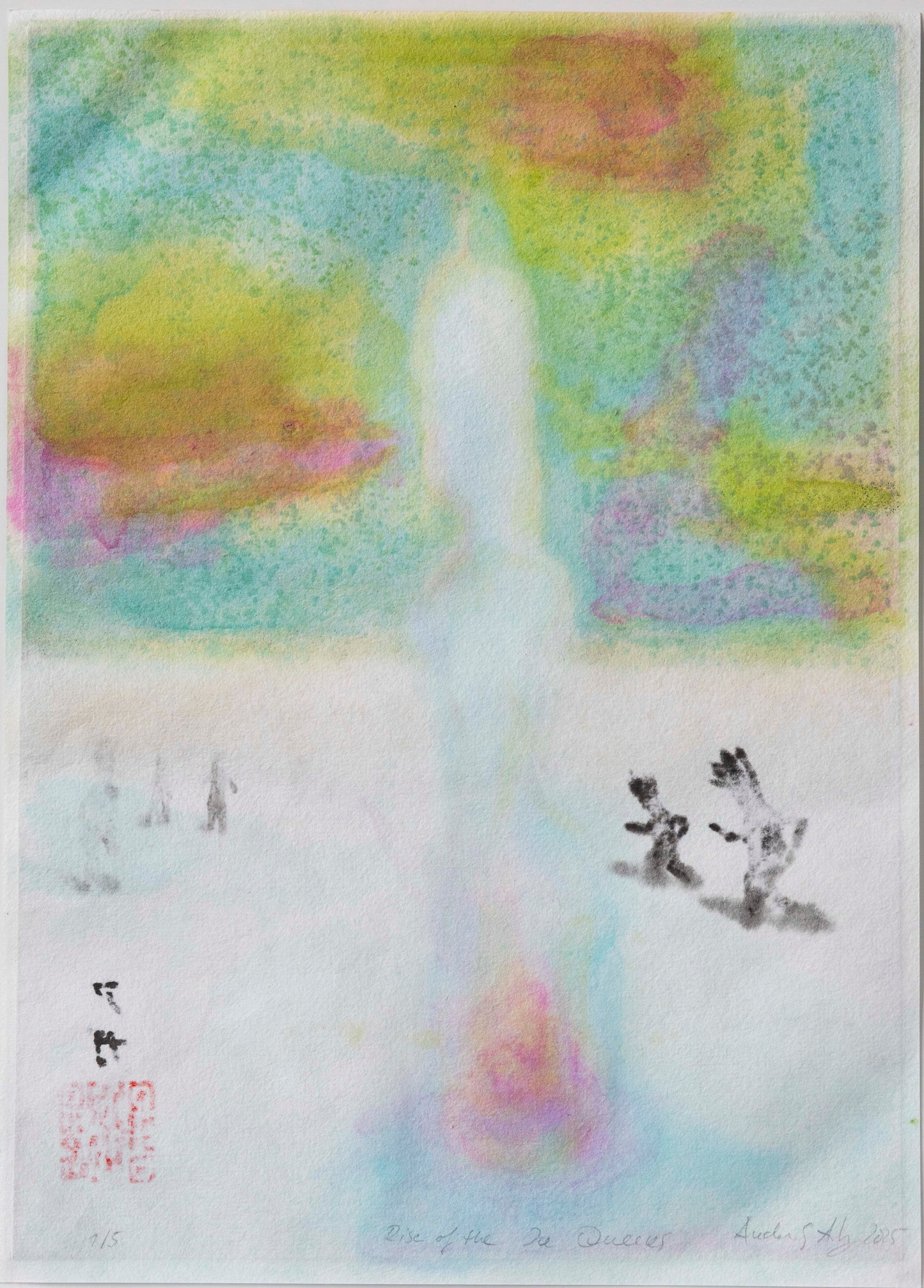 Snow Queen, Original Photopolymer Etching
