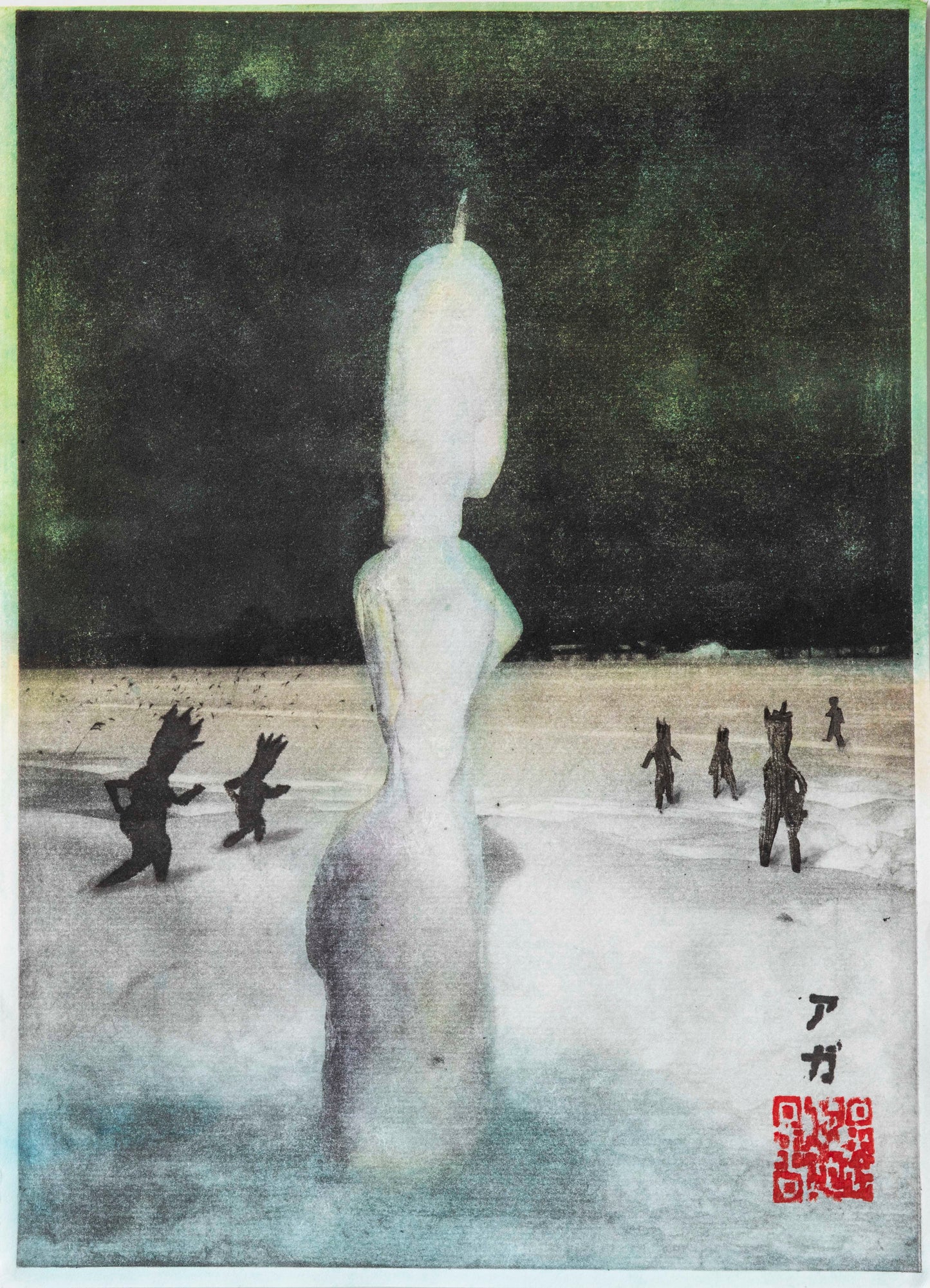 Snow Queen, Original Photopolymer Etching