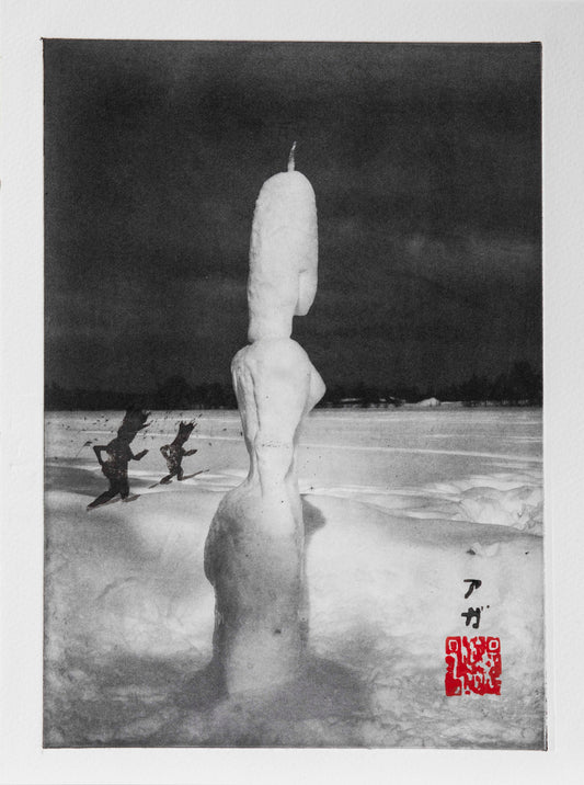 Snow Queen, Original Photopolymer Etching