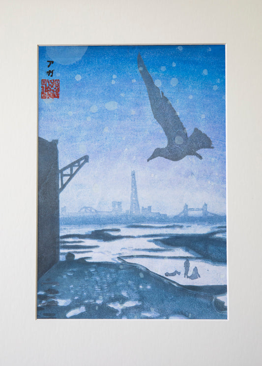 Nocturnes After Whistler, Original Japanese Woodcut