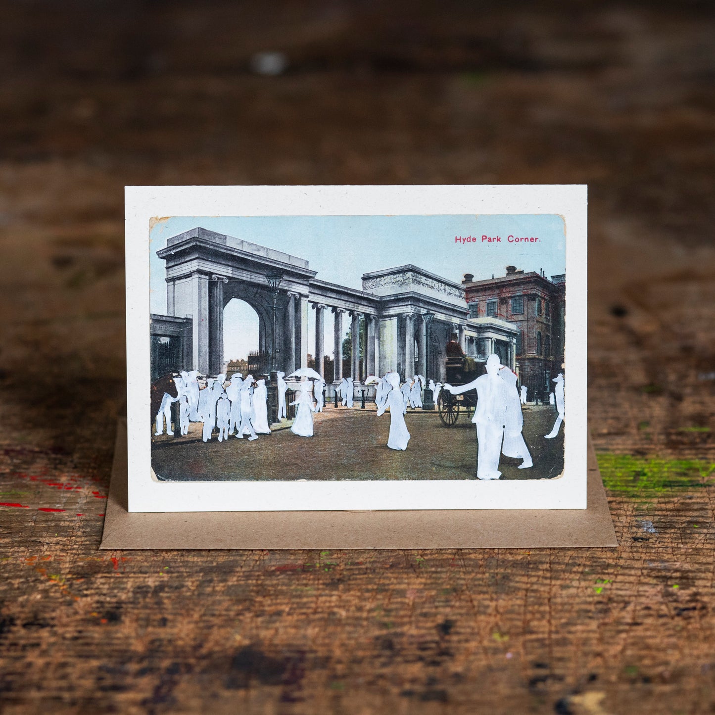 Ghostcards, original vintage postcard